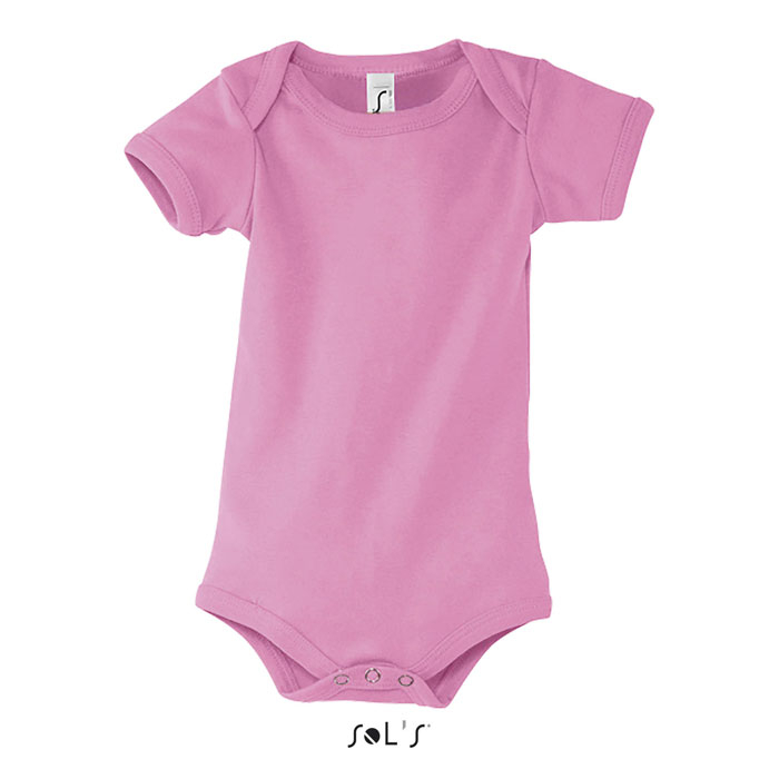 Body pour bébé à personnaliser BAMBINO rose orchidée
